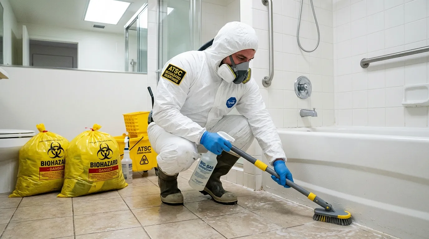 Decontamination equipment deployed for Blood Cleanup in Long Island City